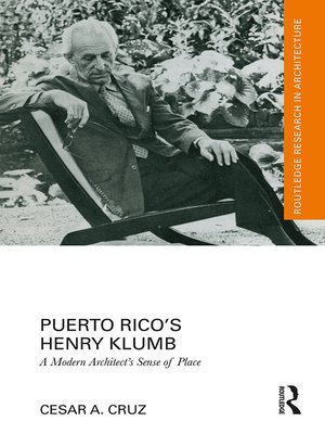 cover image of Puerto Rico's Henry Klumb
